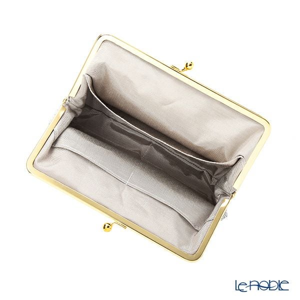 リバティプリント（LIBERTY PRINT）を使用したがま口ポーチ ロックウッド ブルー 20×6×13cm 日本製