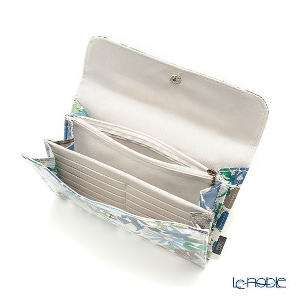 リバティプリント（LIBERTY PRINT）を使用したマルチケース02 シックスティ グリーン 21×15×2cm 日本製