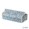 リバティプリント（LIBERTY PRINT）を使用したティッシュカバー ストロベリーシーフ／いちご泥棒 グリーン 22.5×11.5×H5cm用 日本製