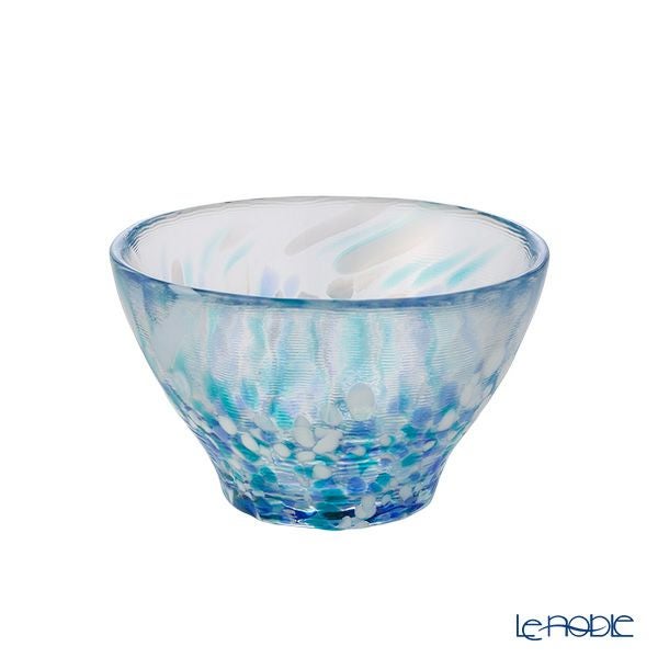 津軽びいどろ 盃コレクション あじさい ブルー F-49783