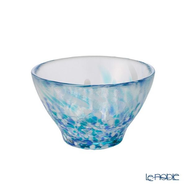 津軽びいどろ 盃コレクション あじさい ブルー F-49783