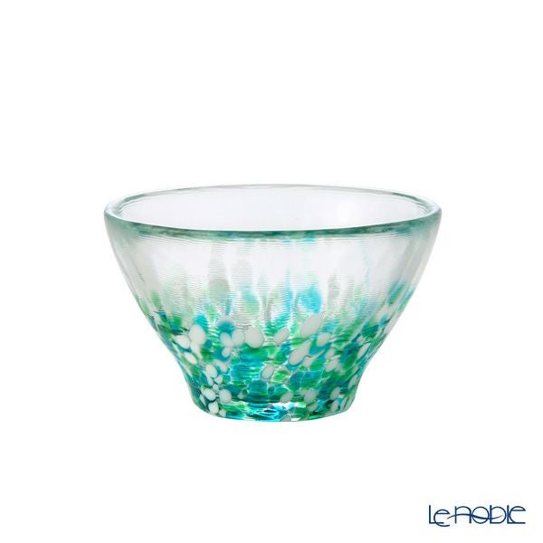 津軽びいどろ 盃コレクション みずばしょう グリーン F-49784 85ml