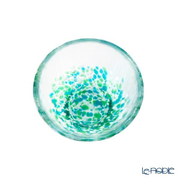 津軽びいどろ 盃コレクション みずばしょう グリーン F-49784 85ml