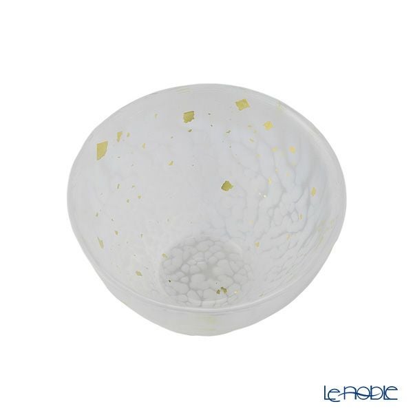 津軽びいどろ 盃コレクション わたゆき ホワイト F-49786