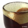 津軽びいどろ 秋村実工房 12ヶ月コレクション 盃 4月 花見 レッド／ゴールド F-62199