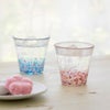 津軽びいどろ にほんの色 舞う桜と春の空 グラスペア （ふうけい）260ml FS-62505