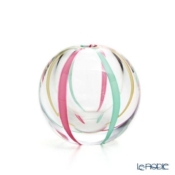 津軽びいどろ 一輪挿し／花瓶 彩手毬（いろてまり） 弥生 F-71262