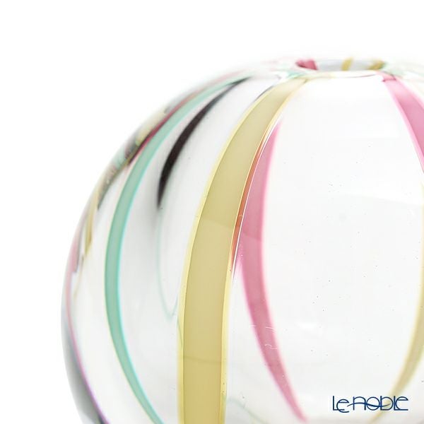 津軽びいどろ 一輪挿し／花瓶 彩手毬（いろてまり） 弥生 F-71262