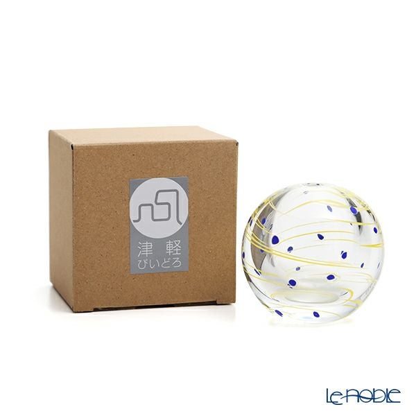 津軽びいどろ 一輪挿し／花瓶 彩手毬（いろてまり）星月夜 F-71270