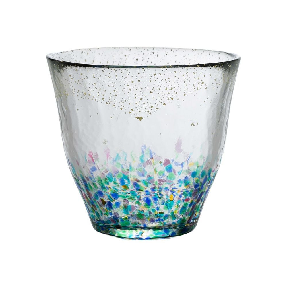 ロックグラス 津軽びいどろ MATSURI まつり 金彩 ロックグラス 330ml F-71890
