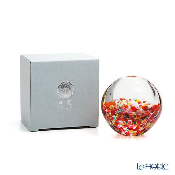 津軽びいどろ 一輪挿し／花瓶 HANABI はなび F-71935