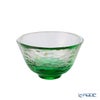 津軽びいどろ 盃コレクション 夕涼み グリーン F-79472