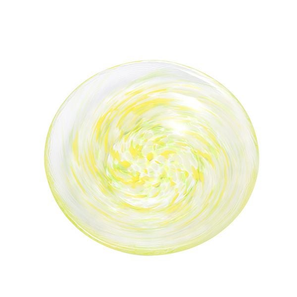 津軽びいどろ 色色豆皿 菜の花 100mm F-79756 小皿