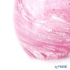 【1点限り】津軽びいどろ 大川薫工房 茶器 ピンク OK16-3053