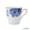 大倉陶園 岡染め ブルーローズ マグカップ 8011A／114C