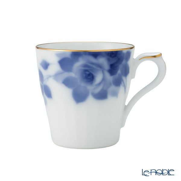 大倉陶園 岡染め ブルーローズ マグカップ 8011A／114C