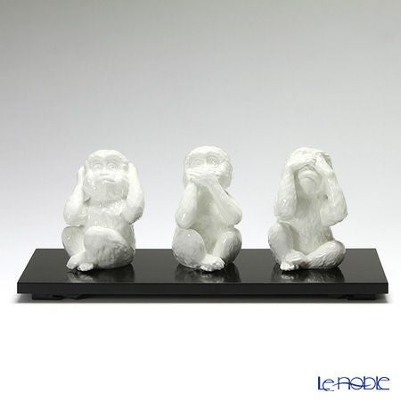 ノリタケ スタジオコレクション 置物 三猿 H14cm K228／AC247