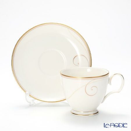ノリタケ ファインポーセレン コーヒーカップ＆ソーサー ペア P95688／9316-7