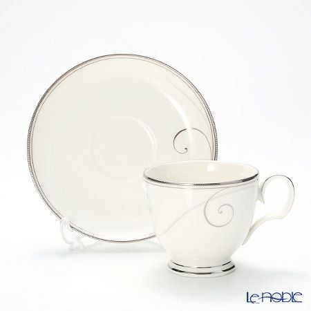 ノリタケ ファインポーセレン コーヒーカップ＆ソーサー ペア P95688／9316-7