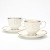 ノリタケ ファインポーセレン コーヒーカップ＆ソーサー ペア P95688／9316-7