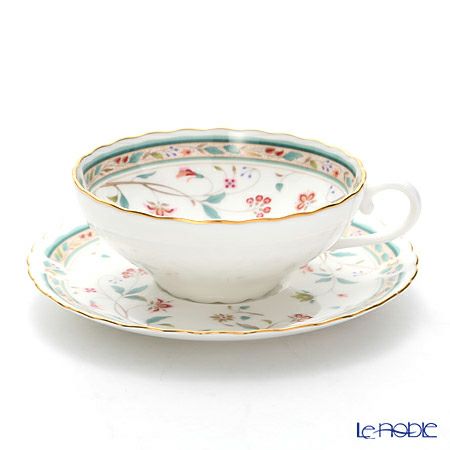 ノリタケ 花更紗 4409L／T58043A ティーカップ＆ソーサー