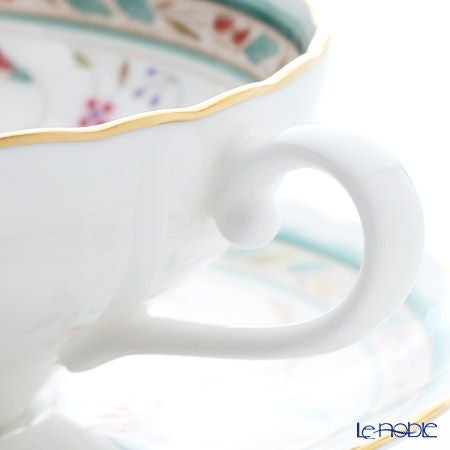 ノリタケ 花更紗 4409L／T58043A ティーカップ＆ソーサー