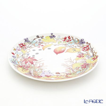 ノリタケ となりのトトロ 4660-6J／T50116A 23cmプレート さるとりいばら