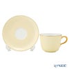 大倉陶園 色蒔き ティーカップ＆ソーサー／モーニング碗皿 295ml クリーム 1081／26C