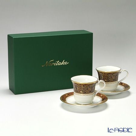 ノリタケ ザビアゴールド アメリカン碗皿 ペア P59589／4819