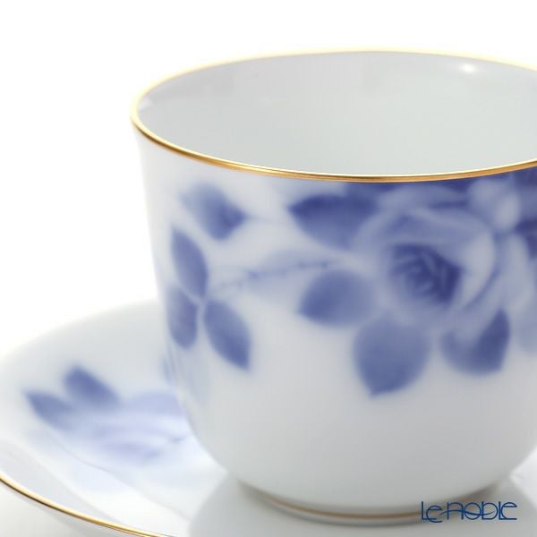 大倉陶園 ブルーローズ コーヒー碗皿 8011／57C