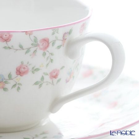 ノリタケ キューティーローズ 9940L／T59387A ティー・コーヒー碗皿