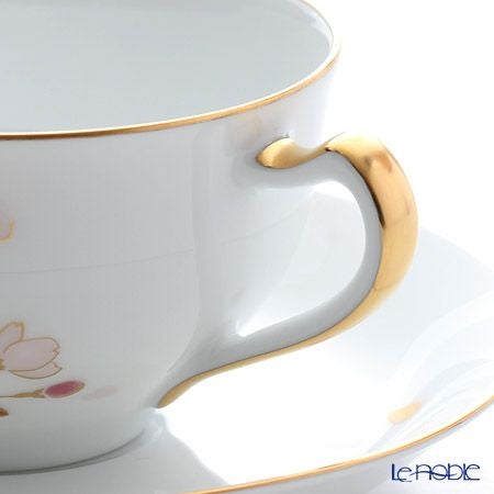 大倉陶園 糸桜 碗皿 1C／A682-1