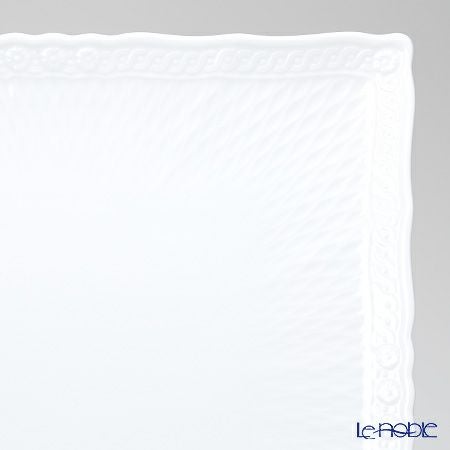 ノリタケ シェール ブラン スクエアプレート 27cm 1655L／T94834