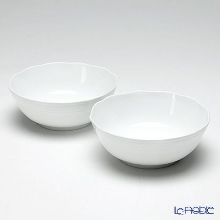 ノリタケ シェール ブラン ボウル ペア 13cm 1655L／P94806