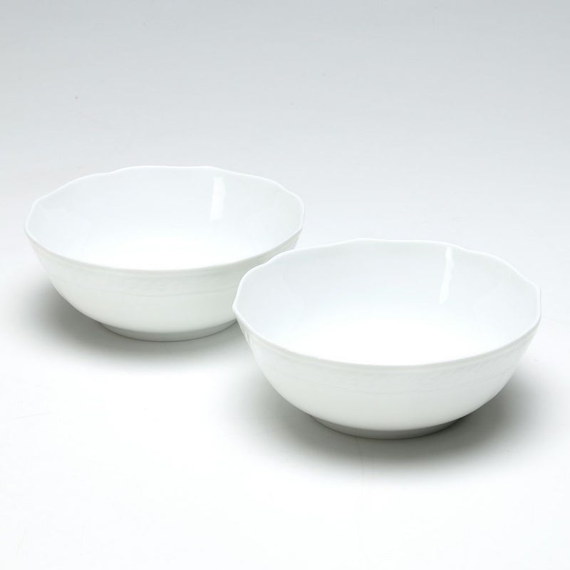 ノリタケ シェール ブラン ボウル ペア 13cm 1655L／P94806