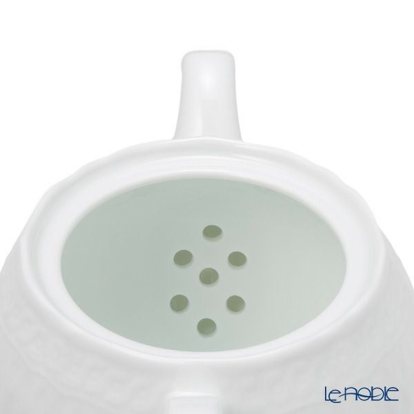 ノリタケ シェール ブラン 1655L／T94823 ティーポット（小）（茶こし付）