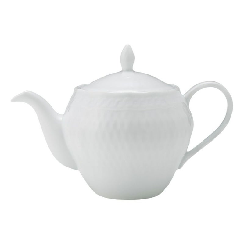 ノリタケ シェール ブラン 1655L／T94823 ティーポット（小）（茶こし付）