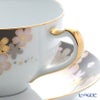 大倉陶園 友禅桜 ティー・コーヒー碗皿（カップ＆ソーサー） 1C／A682-2