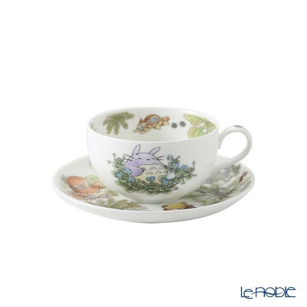 ノリタケ となりのトトロ ミルクティーカップ＆ソーサー オオイヌノフグリ 4660-1J／T97285A