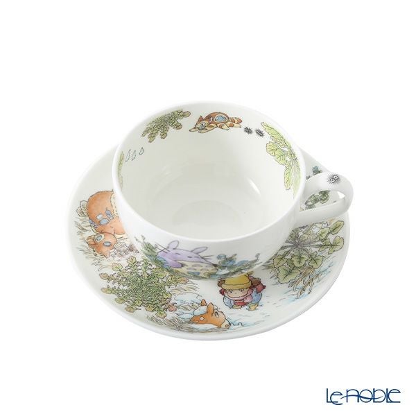 ノリタケ となりのトトロ ミルクティーカップ＆ソーサー オオイヌノフグリ 4660-1J／T97285A