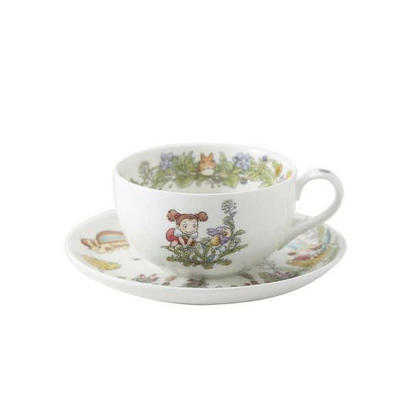 ノリタケ となりのトトロ ミルクティーカップ＆ソーサー たんぽぽ 4660-2J／T97285A