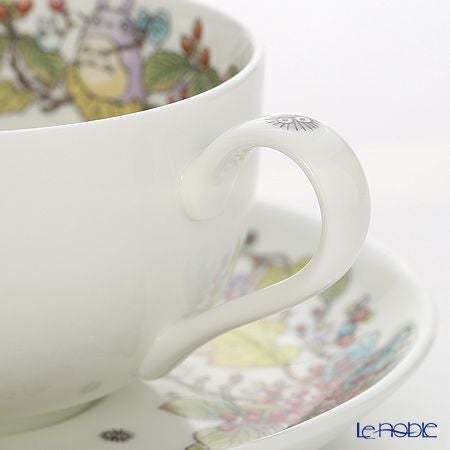 ノリタケ となりのトトロ 4660-5J／T97285A ミルクティーカップ＆ソーサー がまずみ