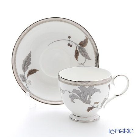 ノリタケ アイラプラチナ T50788A／4897 ティー・コーヒー碗皿