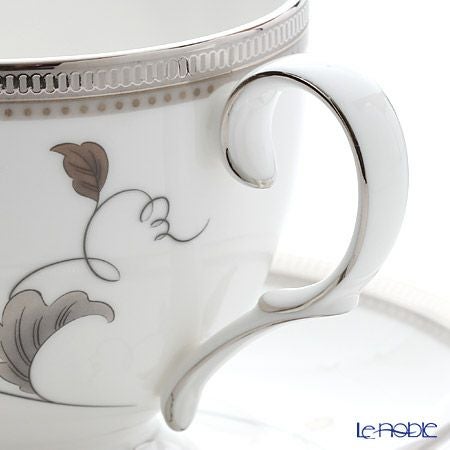 ノリタケ アイラプラチナ T50788A／4897 ティー・コーヒー碗皿