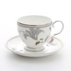 ノリタケ アイラプラチナ T50788A／4897 ティー・コーヒー碗皿