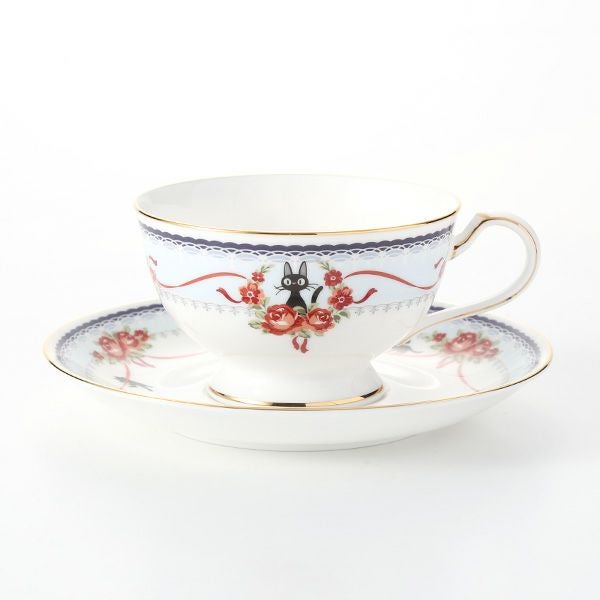 ノリタケ 魔女の宅急便 H-613L／MJ97221 ティー・コーヒー碗皿（ブルー）