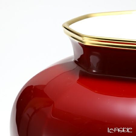 ノリタケ 蓋付辰砂花生 狛犬 T53832／B33