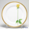 大倉陶園 一本の薔薇の花 黄 サービスプレート 91H／W443-Y