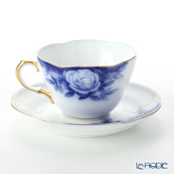 大倉陶園 100周年カウントダウン ローズカップコレクション第3回（2016年） ティー・コーヒー兼用カップ＆ソーサー 庚申薔薇 A783-3／90C