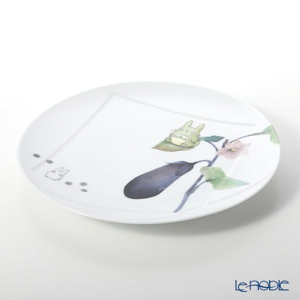 ノリタケ となりのトトロ 野菜シリーズ 1704-1L／VT94530 27cmプレート ナス